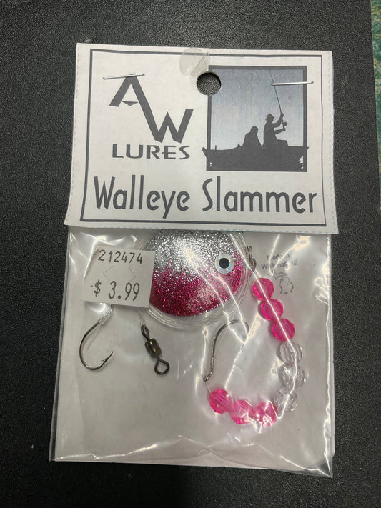 A & W Lures Walleye Slammer Worm Harness