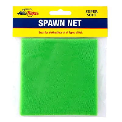 Atlas Mike's Spawn Netting 4" x 4" Green Qty 50
