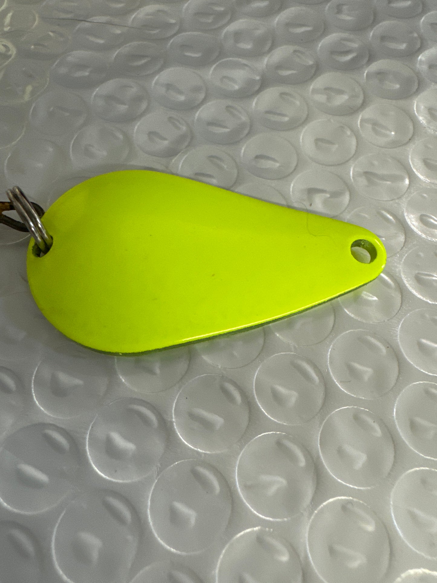 Dons Tackle Casting Spoon 1/2 oz Double Chartreuse