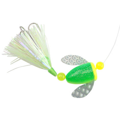 Rapture Trolling Flies Spin-N-Glo Green Hornet UV Lake Trout