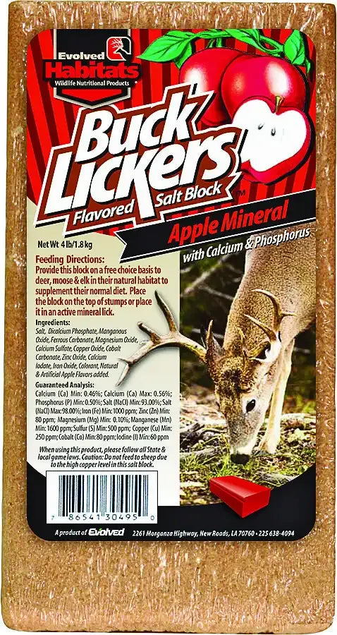 Evolved 30495 Buck Lickers Apple Mineral Block