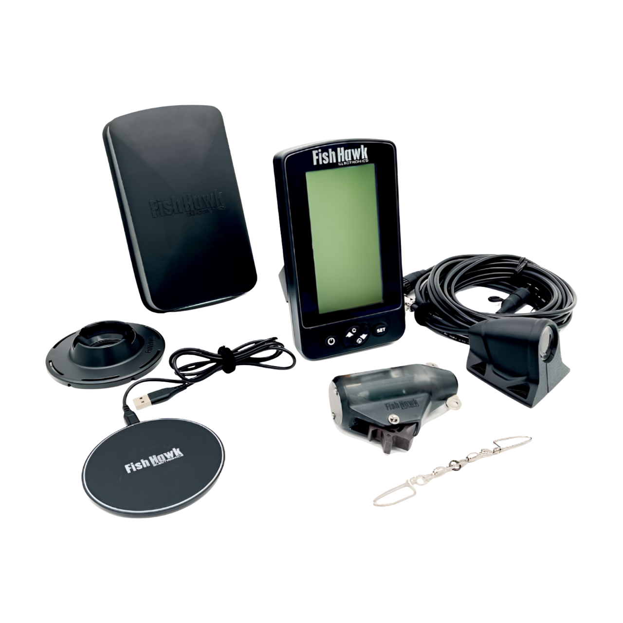 Fish Hawk Lithium Ultra System with Double Wide Transducer FH280