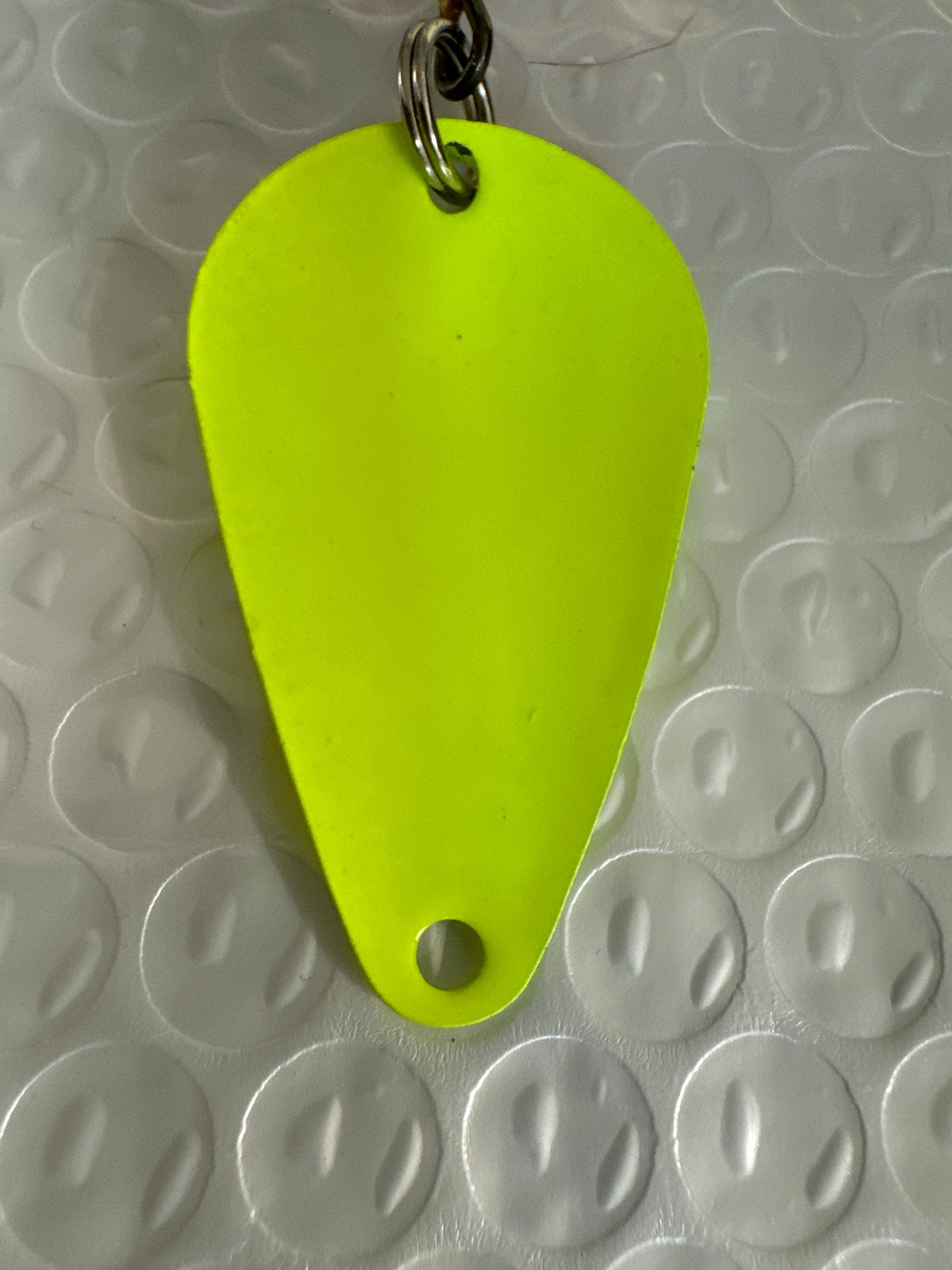 Dons Tackle Casting Spoon 1/2 oz Double Chartreuse