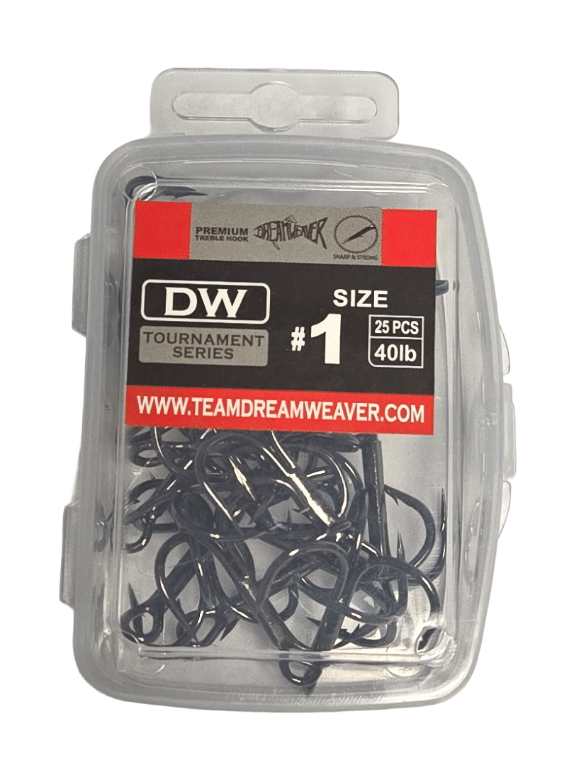 Dreamweaver Tournament Series Treble Hooks 25PK