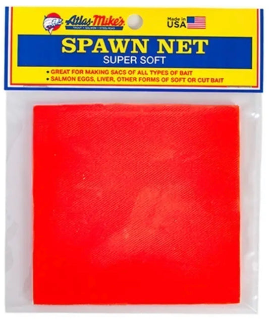 Atlas Mike's Spawn Netting 3" x 3" Orange Qty 50