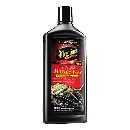 Meguiars Premium Marine Wax: Enrich Color, Protect Against UV Damage, 16 oz.