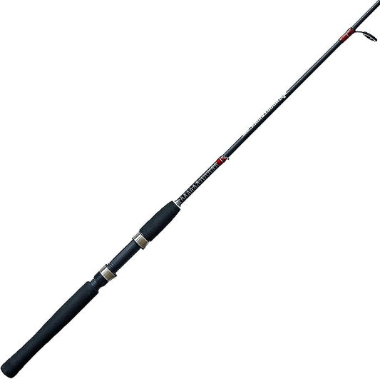 Zebco Rhino Tough Glowtip Spinning Fishing Rod, Foot Rod with Heavy Duty Guides, Medium Power Fast Action, EVA Foam Handle