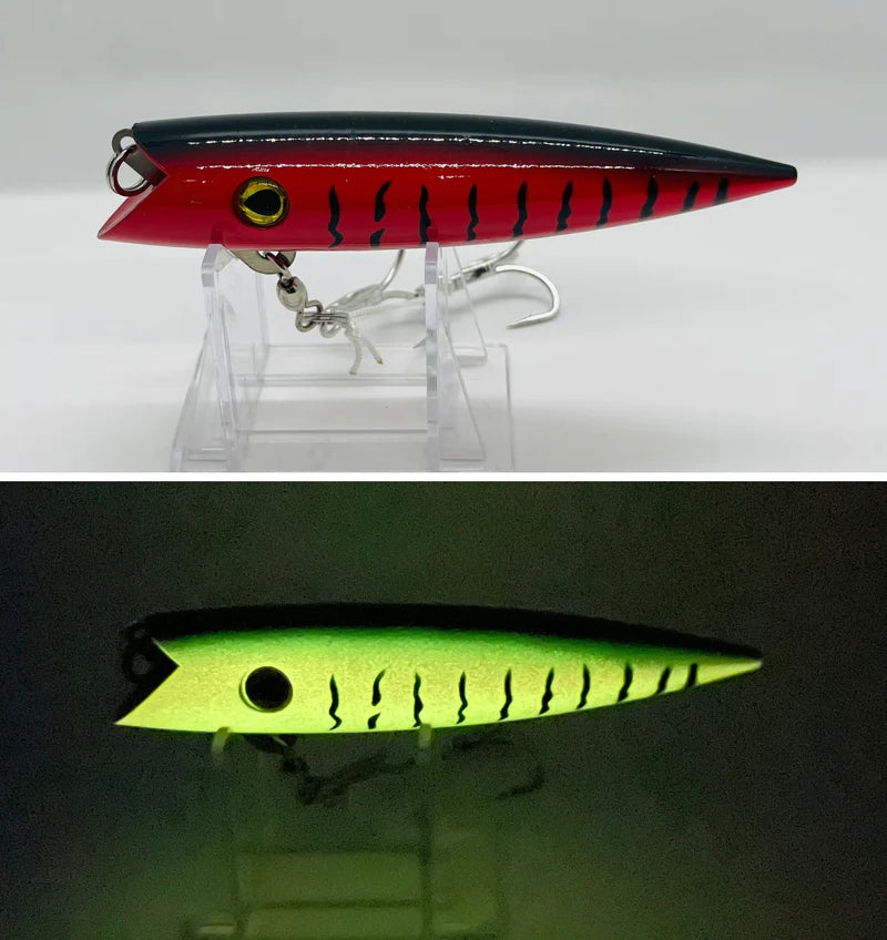 Gator Bait Full Boat Plug Red Tiger