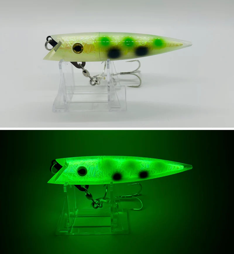 Gator Bait Full Boat Plug Glow Two Face