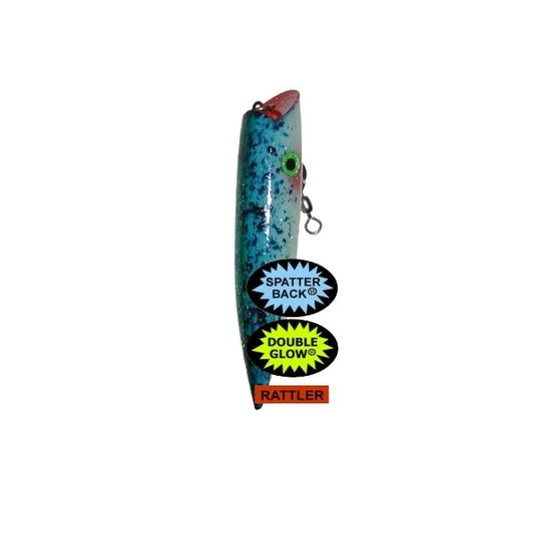 SH Ace Hi Glow Blue Splatter Back