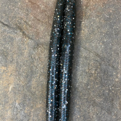 Quiet Cove Baits Dip Stix Soft Plastics Blue Smoke