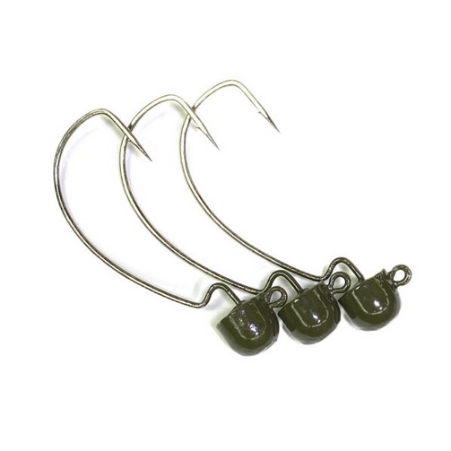 Quiet Cove EWG Ned Head Jig Black 1/4oz