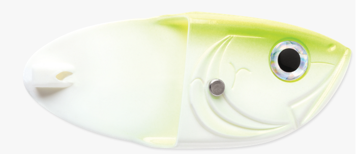 Luhr Jenson Cut Bait Head Chartreuse Glow