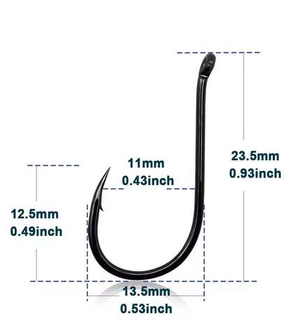 Addicted Salmon and Stealhead Hooks Sz 1  50ct