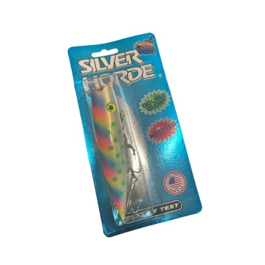 SH Ace Hi Stripe Mother of Pearl/Green Dots