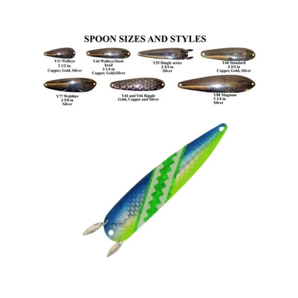 blue dolphin fishing lure Yeck Zipper Halo Blue Dolphin