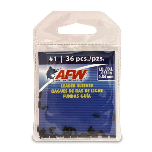 American Fishing Wire Leader Sleeves #1 36-pk