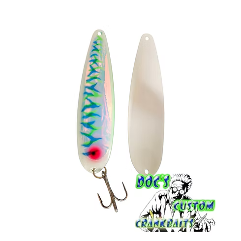 docs fishing lures Doc's Custom Magnum Trolling Spoon Sea Chicken – Tangled Tackle Co