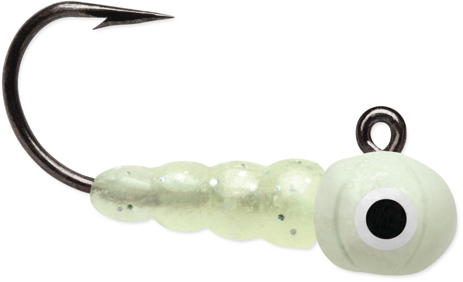 VMC Larvae Jig 1/100 oz 2 Pack Glow
