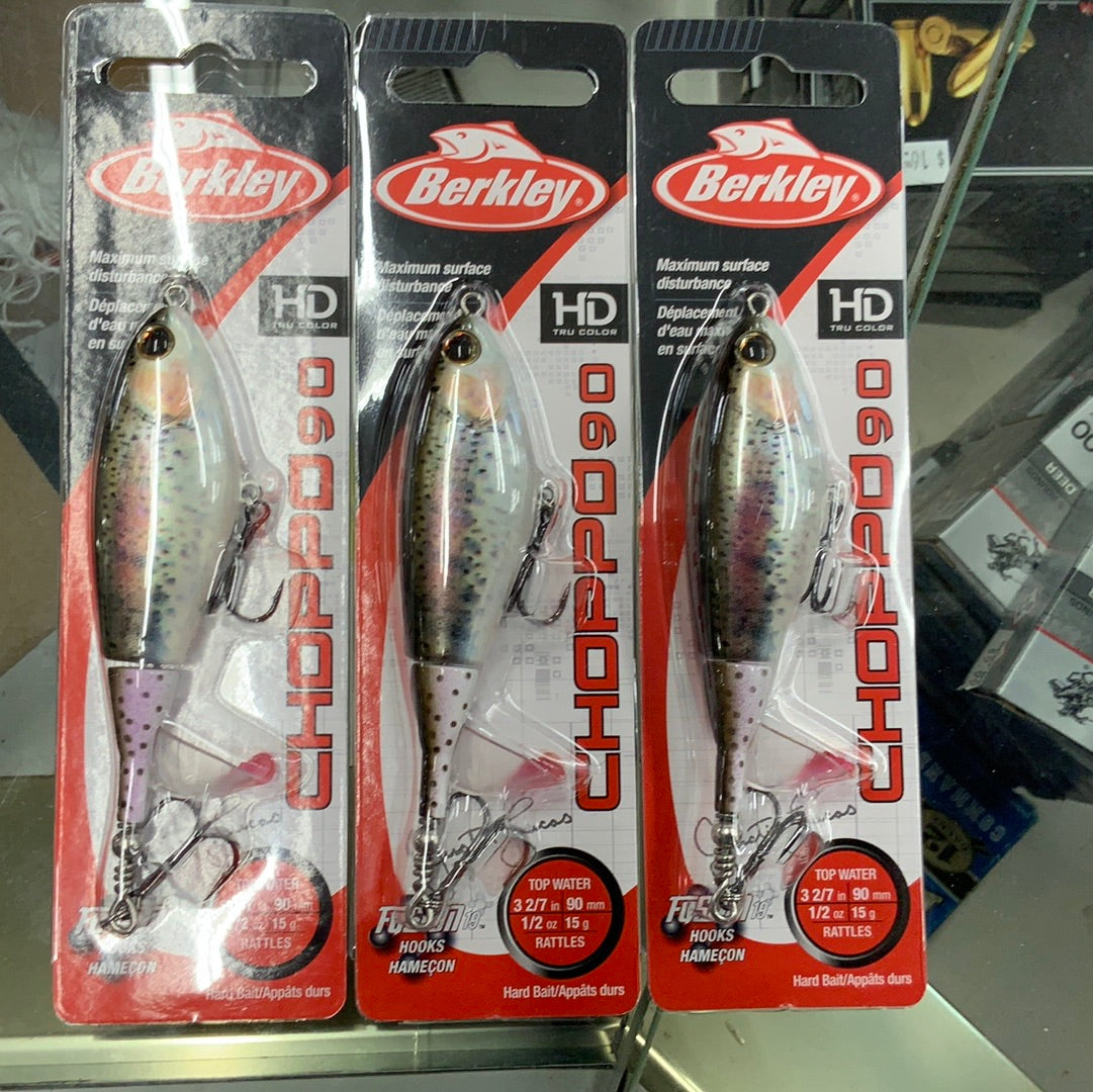 berkley choppo fishing hard bait Berkley Choppo 90 HD Rainbow Trout – Tangled Tackle Co