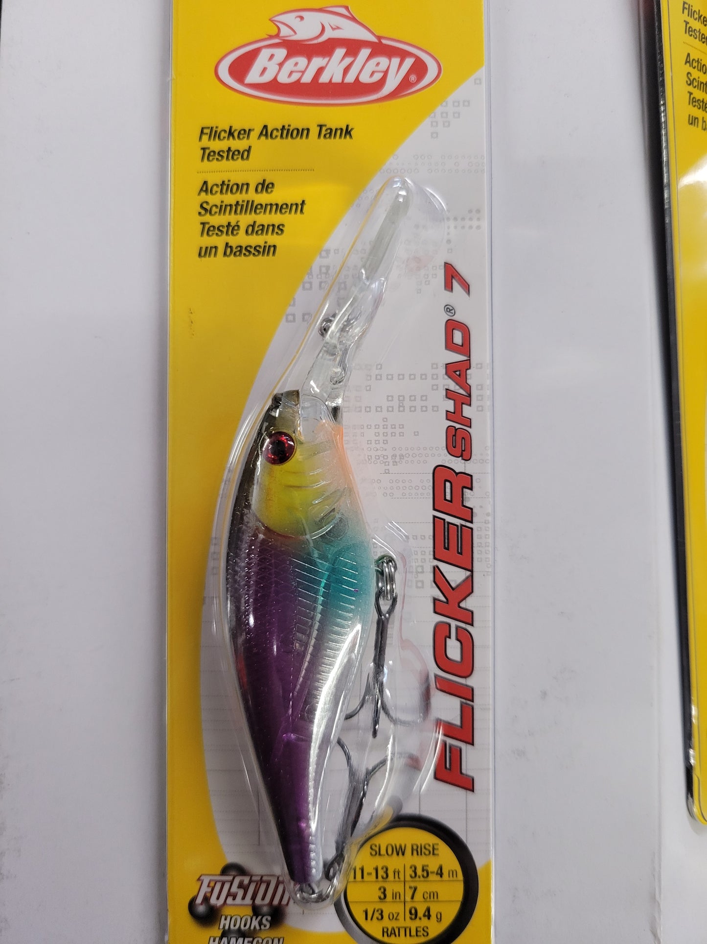 Berkley Flicker Shad 1/3oz Yellow Tail