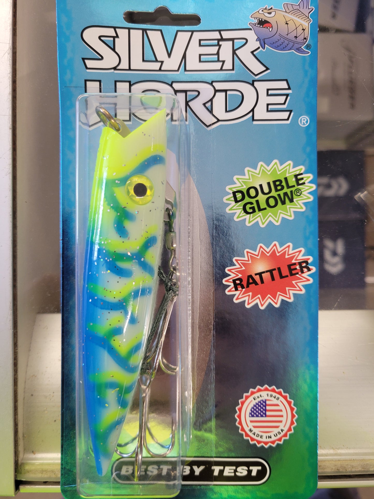 SH Ace Hi w/Rattle Glow Blue Chartreuse Lightning