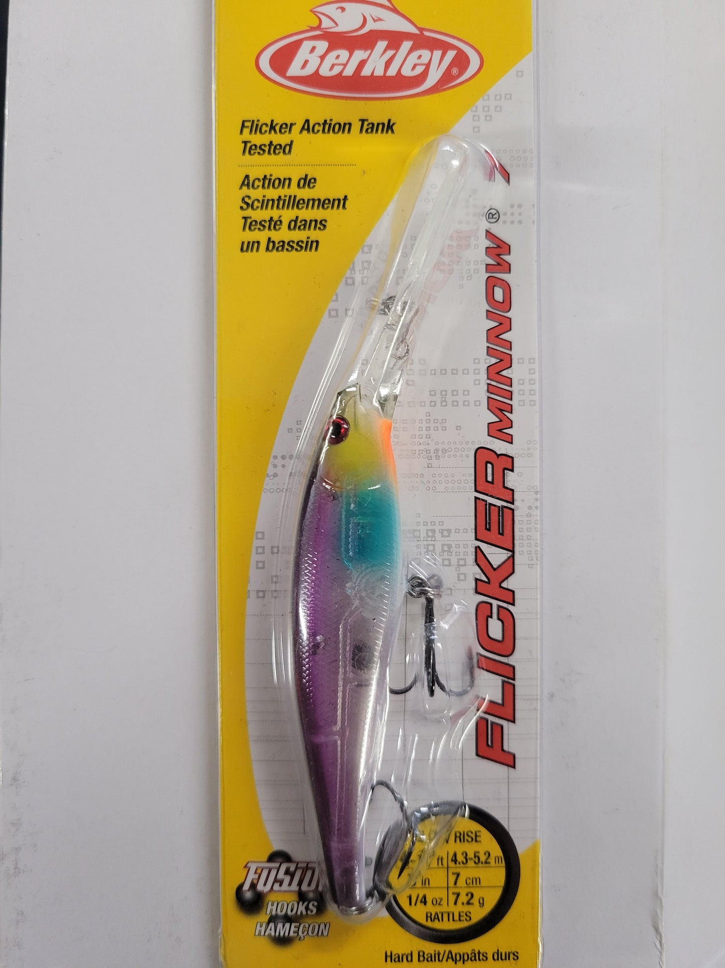 Berkley Flicker Minnow 1/4 Yellow Head