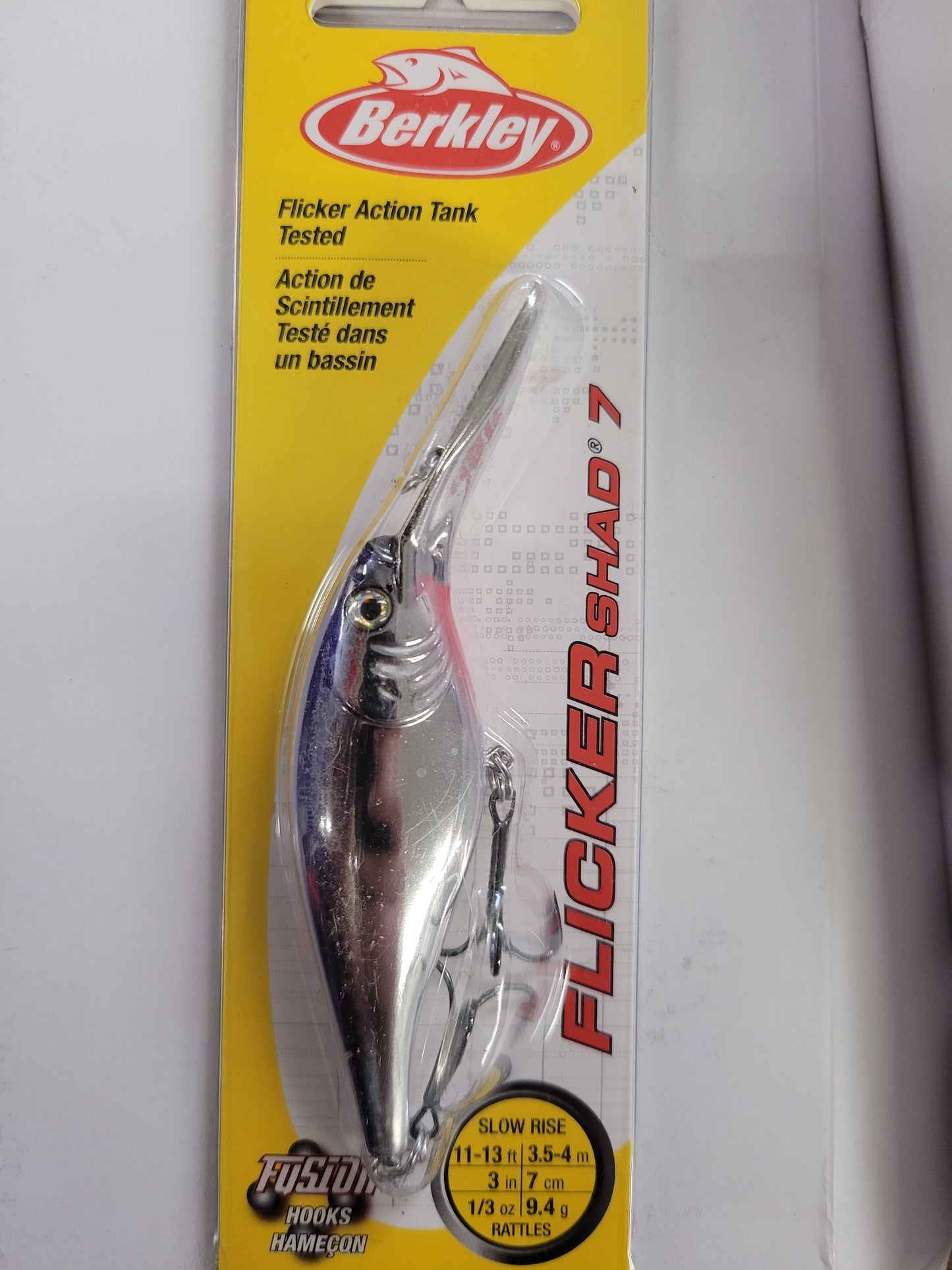 Berkley Flicker Shad 1/3 Grape Chrome