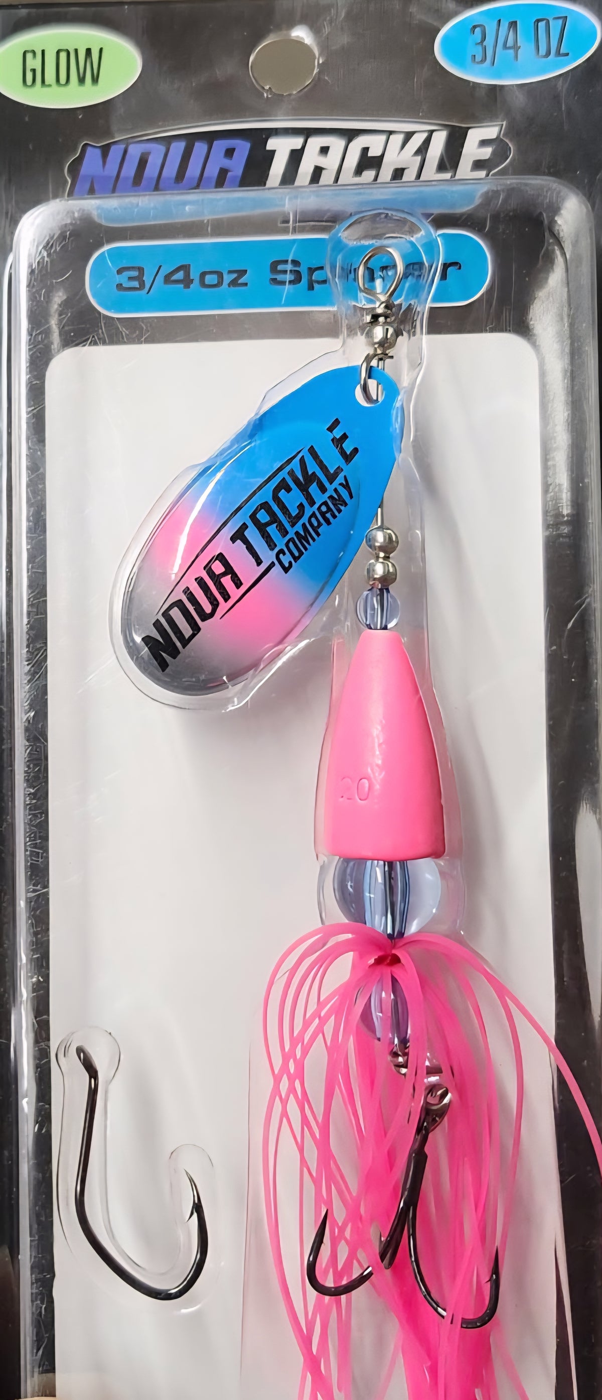 Nova Tackle Pink Rainbow Spinner