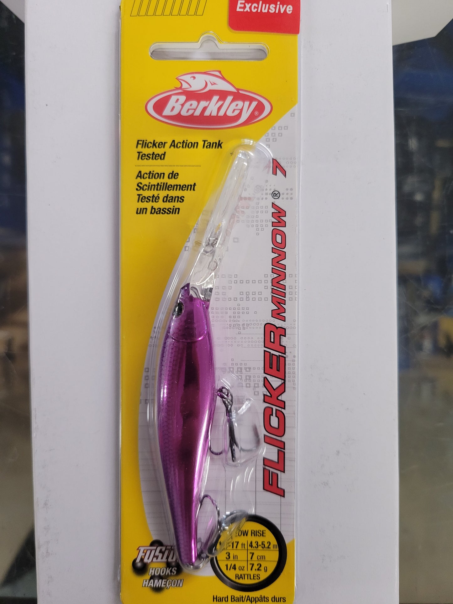 Berkley Flicker Minnow 1/4 Purple Demon
