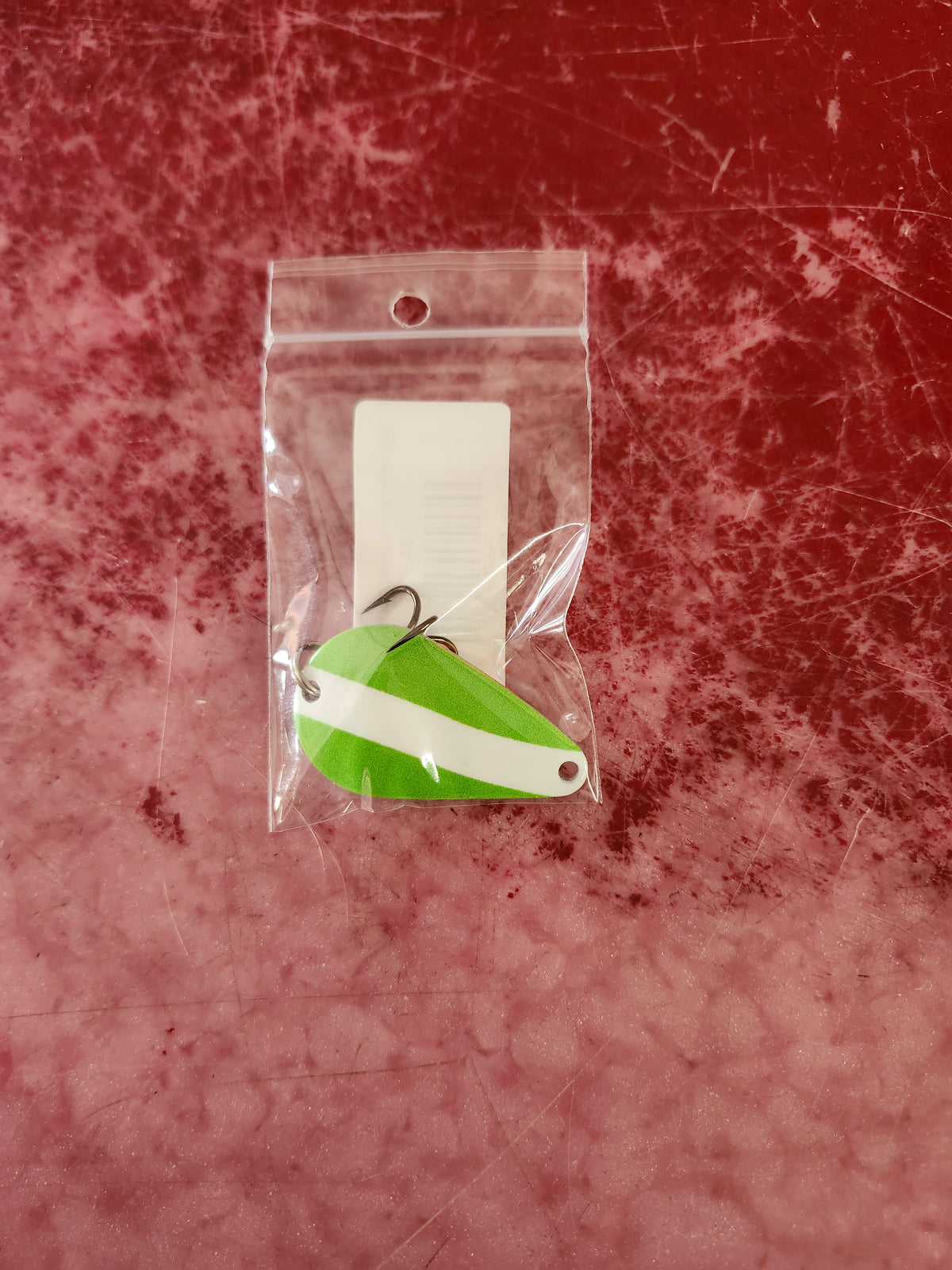 Dons Tackle Casting Spoons 1/2oz Green w/ White Stripe