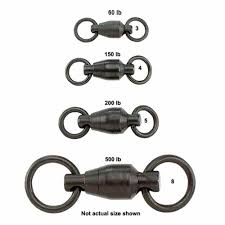 Sampo Ball Bearing Swivels Size 3 3/15#