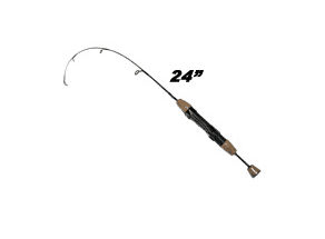 K&E Stopper Lures Whip'r Ultimate Panfish Ice Fishing Pole 24"