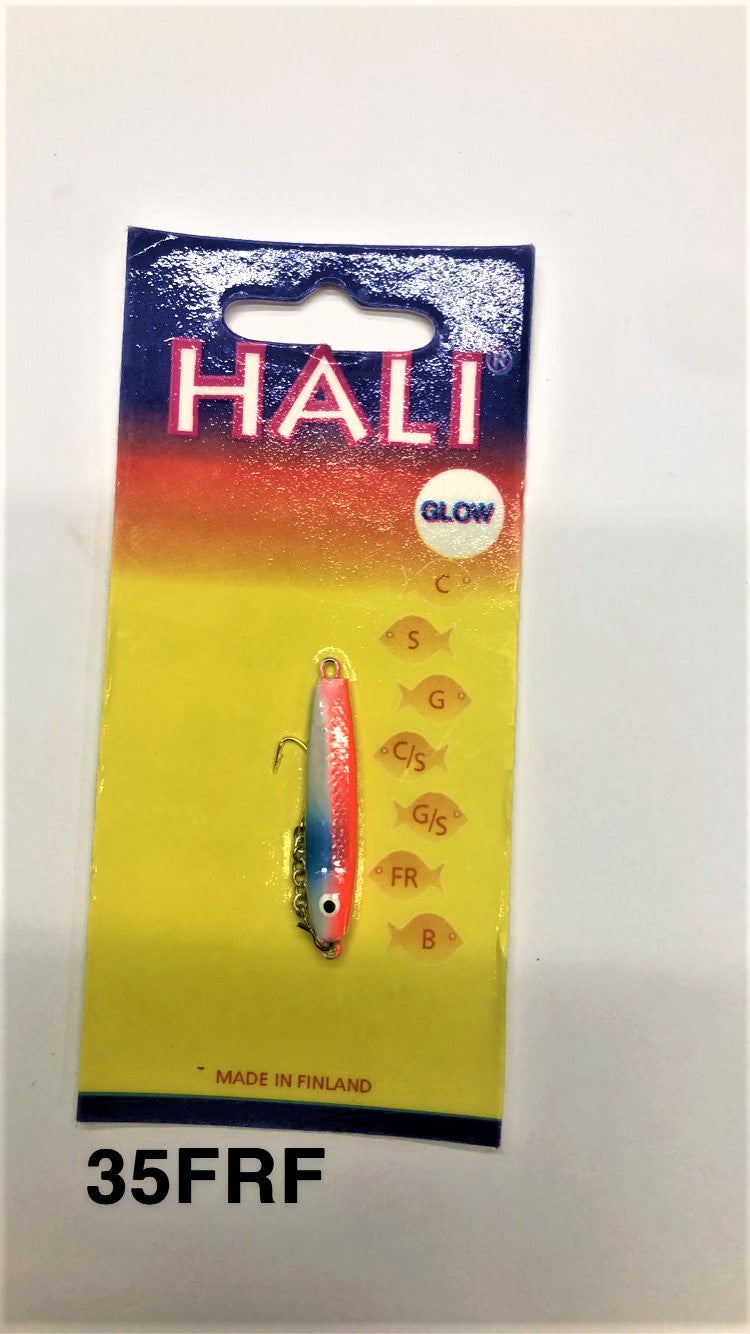 Hali Sukkula 35FRF glow Ice Fishing Jig