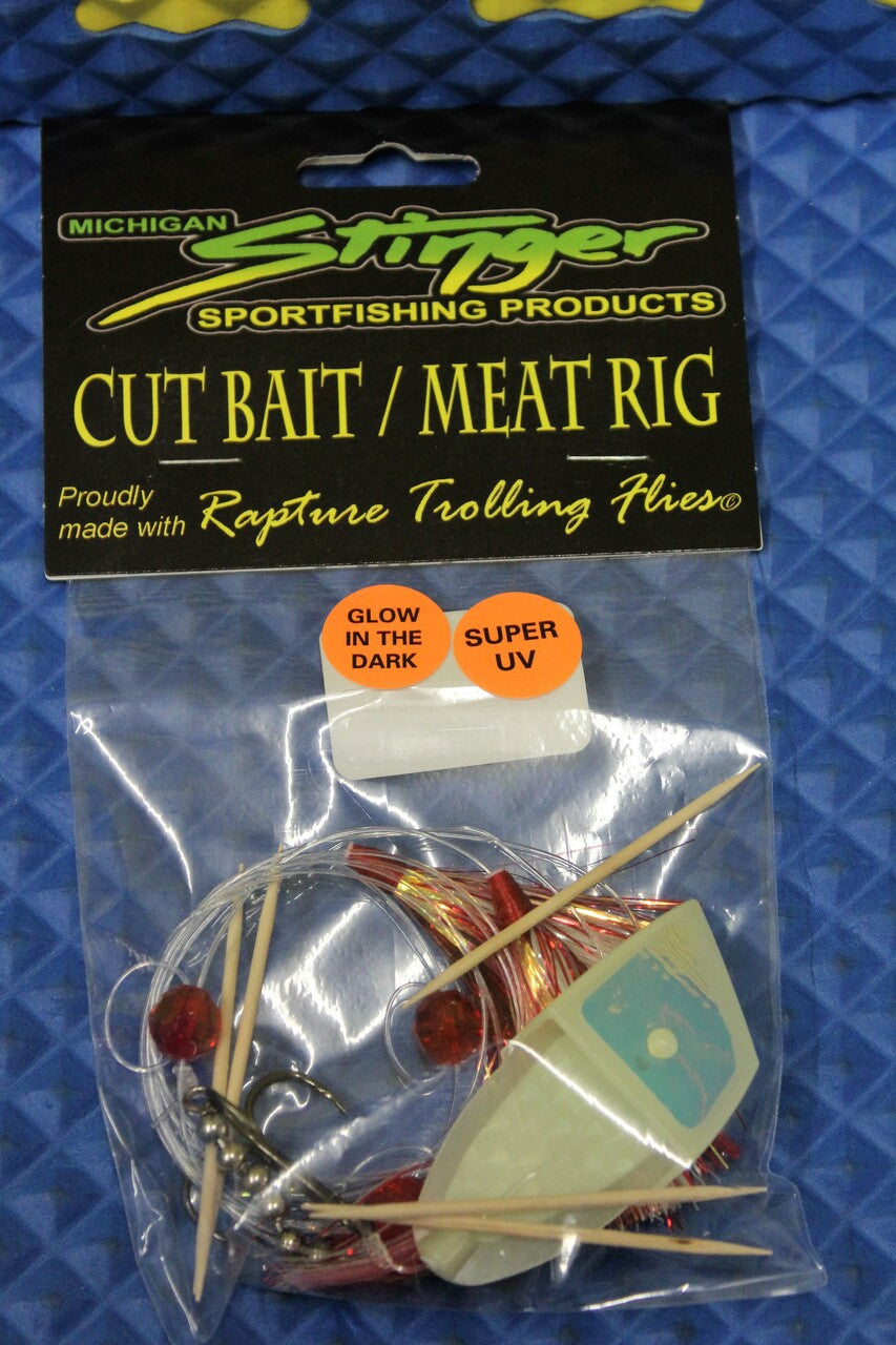 Michigan Stinger Cut Bair/Meat Rig Red Pepper SMR6