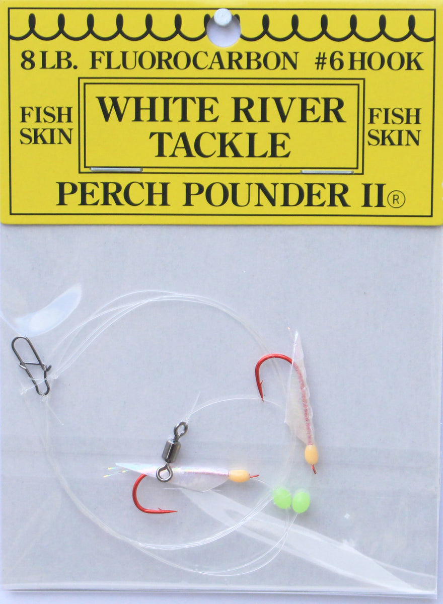 Perch Pounder Pearl & Orange Size 4 Hook – Tangled Tackle Co