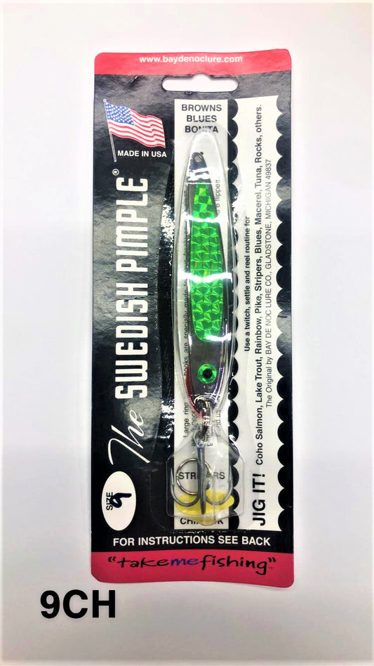 Bay De Noc Lure Swedish Pimple 1 5/8oz 9CH