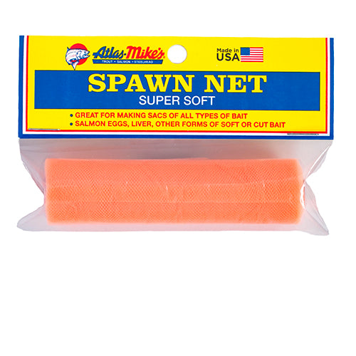 Atlas Mike's Spawn Netting 3" x 16" Roll Peach