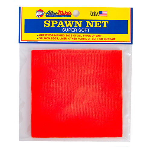 Atlas Mike's Spawn Netting 4" x 4" Orange Qty 60