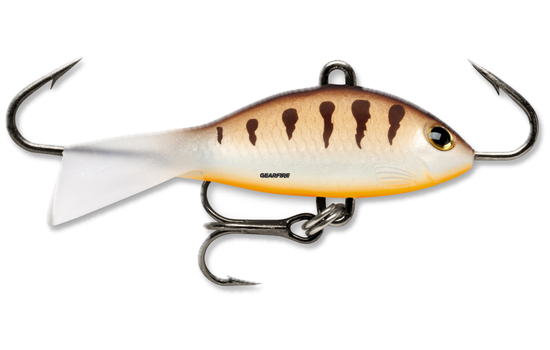 Rapala Jigging Shad Rap 1 1/2 inch Ice Jigs - Mossy Tiger UV