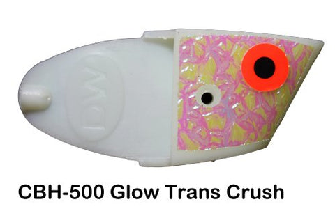 Dreamweaver Cut Bait Heads Glow Trans Crush