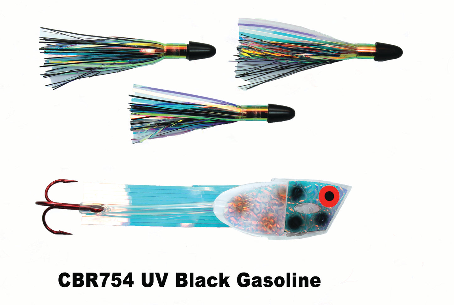 Dreamweaver Cut Bait Rig UV Black Gasoline