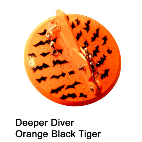 Dreamweaver Deeper Diver Size 5 Orange Black Tiger 124mm