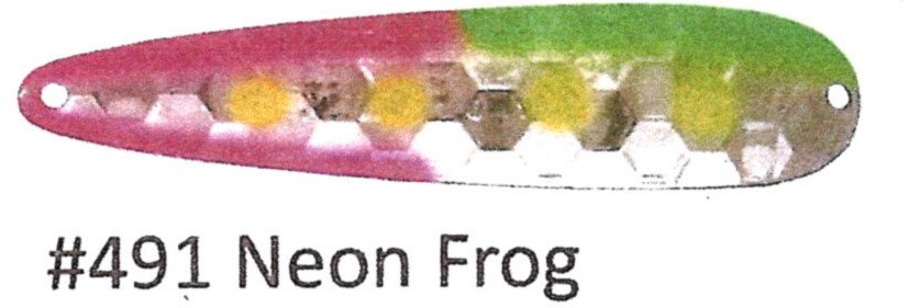 Wolverine Tackle JR Streak UV Neon Frog (gold) 10491