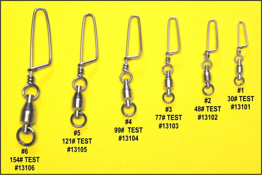 Church Tackle Stainless Steel Ball Bearing Swivles 99#