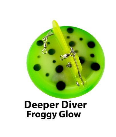 Dreamweaver Deeper Diver Size 4 Froggy Glow 107mm