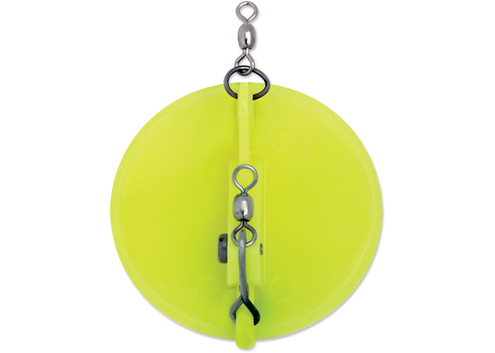 Luhr Jensen Dipsey Diver SZ 3/0 Chartreuse/White Bottom LITTLE ONES