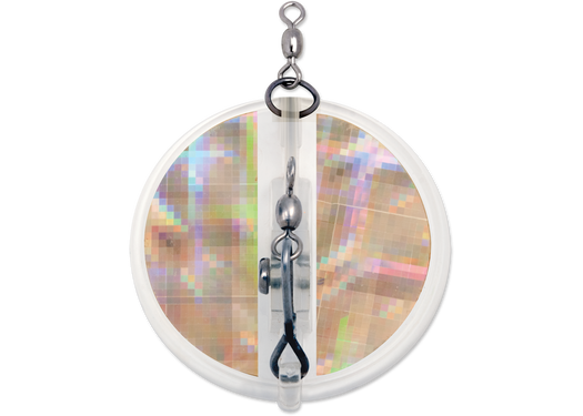 Luhr Jensen Dipsey Diver SZ 1 Clear/silver disco Tape/clear bottom 5560-001-1150