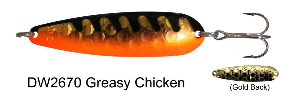 DW Standard Spoon - DW 2670 Greasy Chicken (Gold) – Tangled Tackle Co