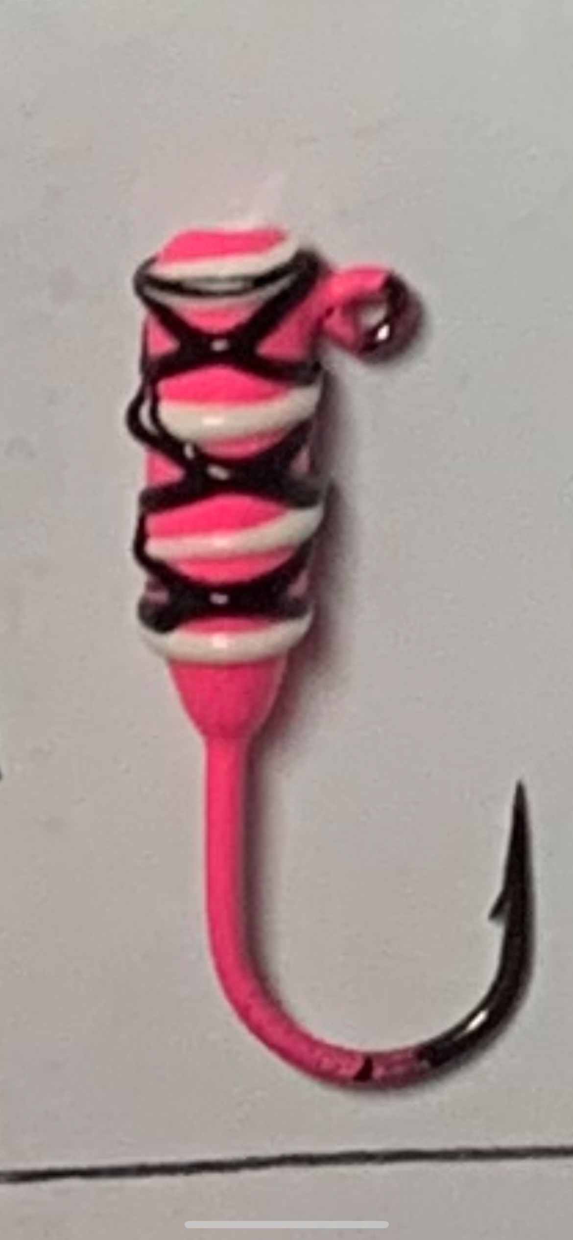 Lutke Tackle Pink Cross Tube Jig 2pk